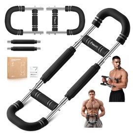 Twister Arm Trainer for Men with Chest Workout Equipment | Multi-Functional Advanced Challenges (60-90-120LBS, Adjustable Double Steel Spring Home Gym Fitness, Enhance Upper Body Muscle Strength