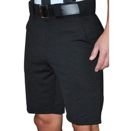 Smitty | FBS-178 | 4-Way Solid Black Football Lacrosse Shorts | Referee's Choice (38)