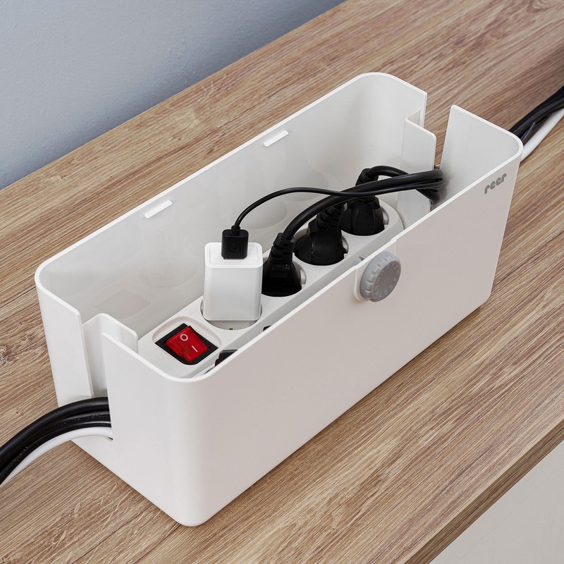 Reer 78020 CableGuard Cable Box - Child Safe Cable Management
