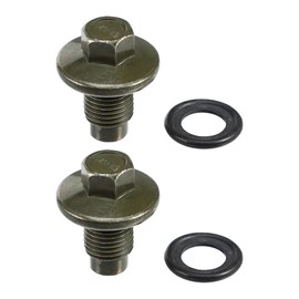 X AUTOHAUX 2 Set M14x1.5 Car Engine Oil Drain Plug with Washer 1013938 for Ford Focus 2004-2012 Steel Deep Green