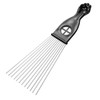 Lurrose 2 Stück Afro Pick Comb Frisur, Haarstyling, Friseursalon, Entwirrung,