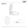 COZY Smart Bidet, Built-In Occupancy Sensor SBWHO1