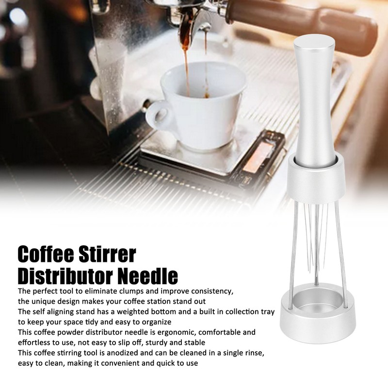 Coffee Stirrer Distributor Needle Stainless Steel Coffee Stirring Powder Needle