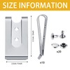 Frienda 10 Pcs Metal Belt Clip Buckle Spring Hook Belt