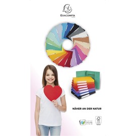 Exacompta 55422E Premium Einschlagmappe. Made in Germany. Aus extra starkem Colorspan-Karton mit 3 Innenklappen und 2 Gummizügen DIN A4 Juris-Mappe Sammelmappe für Büro und Schule türkis