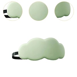 Harilla Schlafmaske, Eisseide, Augenmaske, Verdunkelungsgeschenk, bequeme 3D-konturierte Nacht-Augenbinde, Augenabdeckung zum Schlafen, für Ausflüge, GrÜn