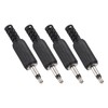 sourcing map 4 Pcs 1/8" TS Audio Male Plug, 3.5mm