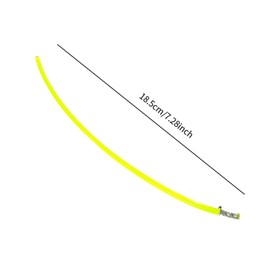 Milageto 100 Pieces String Trimmer Line Grass Trimmer Rope Cutter Strimmer Line Yellow Garden Grass Trimming Tool Weed Eater String
