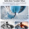 REYGEAK 51 Inch Invisible Selfie Stick for Insta360 X5,Extension Selfie