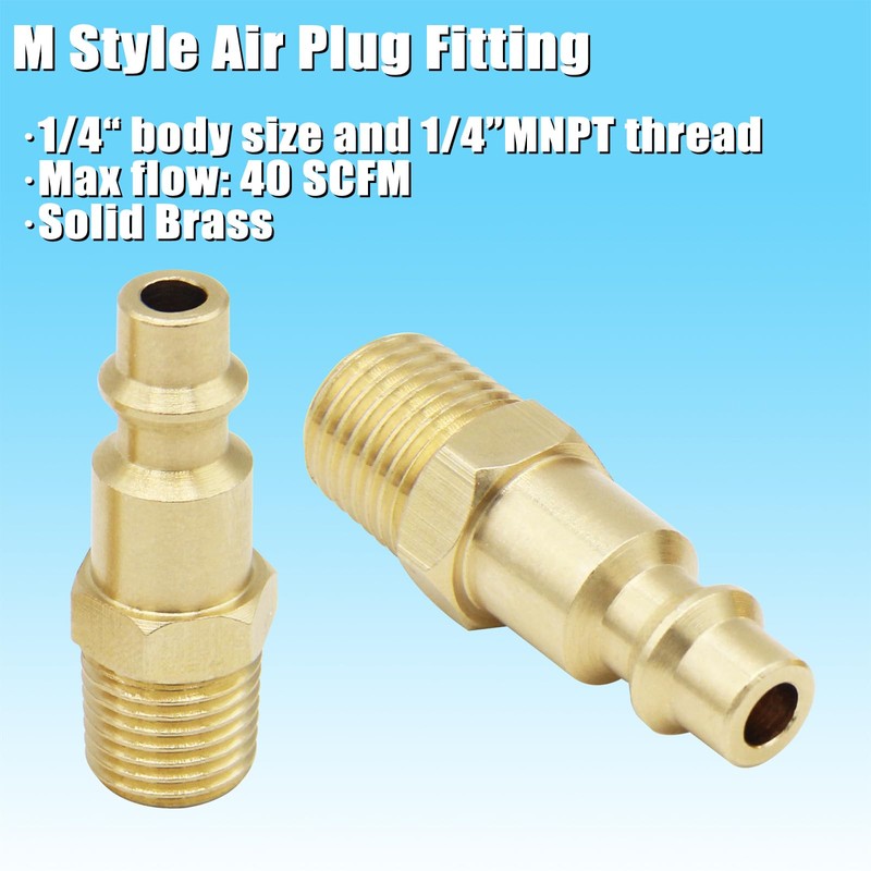 Qolekog 1/4 inch NPT Brass Ball Valve Kit Air Compressor