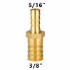 sashow 3/8"x5/16" ID Brass Barbed Reducer Fitting Splicer Mender Union