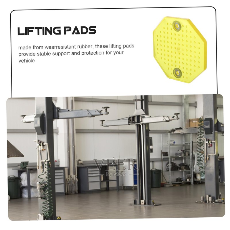 ULTECHNOVO Car Lift Rubber Pad Automotive Elevator Arm Mat Heavy