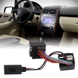Leapiture Car Bluetooth Adapter Bluetooth 5.0 Radio Aux Cable 12 Pin Auto Accessory Auto Part Replacement for Mercedes W169 W245 W203 W209 W164
