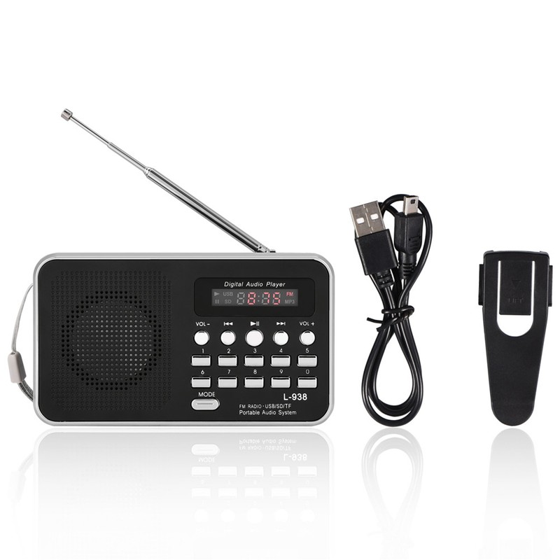 Portable Digital Audio Player HiFi Music Speaker Support FM Radio