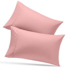 Utopia Bedding Queen Pillow Cases - 2 Pack - Envelope Closure - Soft Brushed Microfiber Fabric - Shrinkage and Fade Resistant Pillow Covers Queen Size 20 X 30 Inches (Queen, Pink)