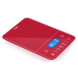 Ozeri Touch III 22 lbs (10 kg) Baker's Kitchen Scale with Calorie Counter, in Tempered Glass