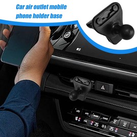 Generic Car Phone Mount Vent Clip Replacement - Sturdy Air Outlet Hook Lock, Fits Most Smartphones
