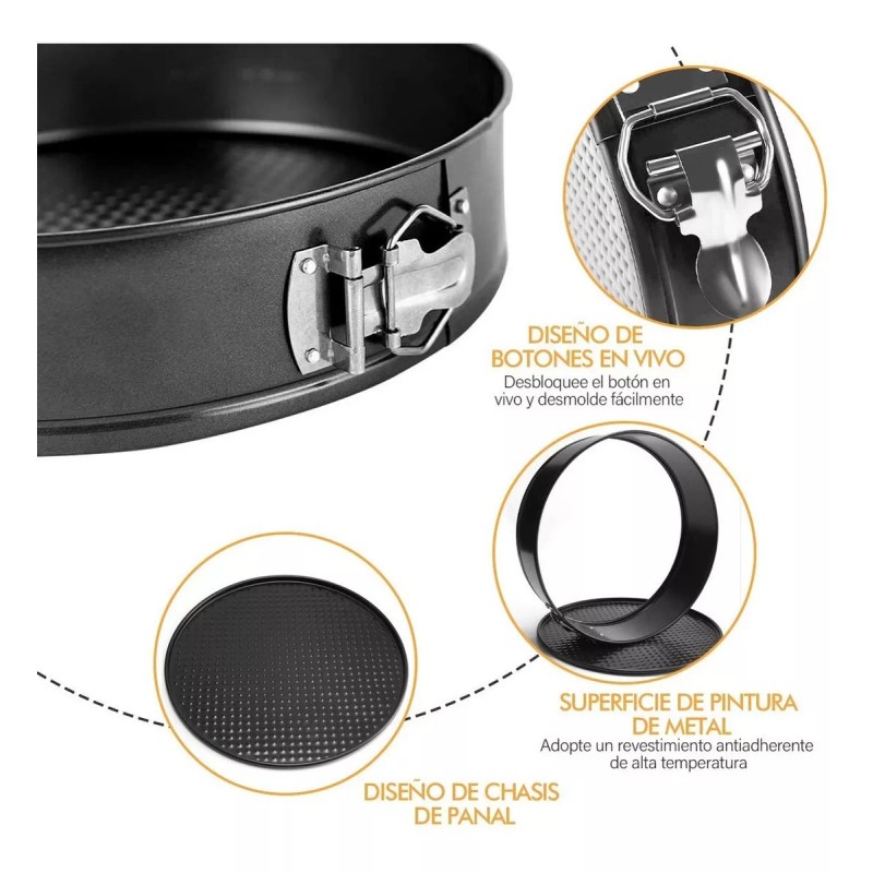 LOVLYLOVLY 6 De Molde Redondo Pasteles Para Tartas, 12/18/20/24/26/28cm