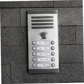 Operitacx Wired Doorbell Button Kit Chime Button Supply for Door Chime Replacement