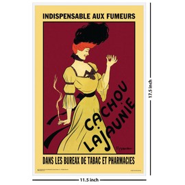 Scorpio Posters Cachou Lajaunie - by Leonetto Cappiello - Laminated - Mini Poster - 11.5" x 17.5"