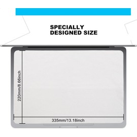 2 Pack Microfiber Liner Cleaning Cloth 15" 16" MacBook Air/MacBook Pro Screen Keyboard Imprint Protection, Keyboard Protector Compatible with MacBook Air 15.3" /MacBook Pro 15"/MacBook Pro 16"