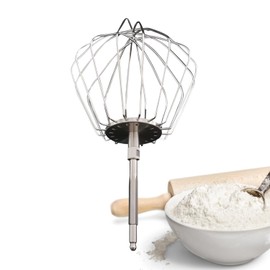 Lichtblau Whisk 00659891 for Bosch Food Processor, Height Adjustable, Suitable for MUM4 and MUM5, Whisk, Accessories, Bosch Food Processor