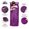 WILLNORN Sleeping Bag Liner,Travel Sheets & Adult Sleep Sack for