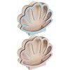 2pack Seashell Display Case | Wooden Seashell Display Box |