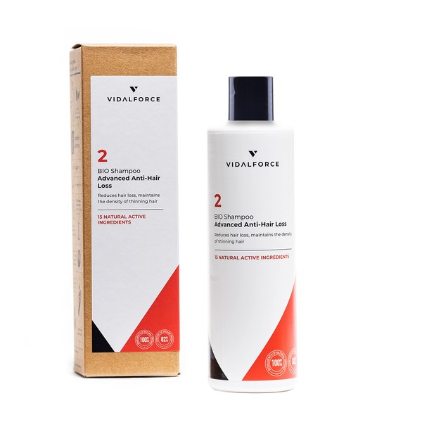 Shampoo 2 I Advanced Hair Loss I Ecologically Certified - Accelerate Hair Growth - Reduces Hair Loss & Maintains Density for Thin Hair for Men and Women