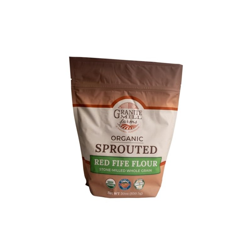 Granite Mill Farms Sprouted Organic Red Fife Wheat Flour, 30
