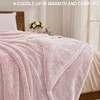 Exclusivo Mezcla Plush Fuzzy Fleece Bed Blanket King Size, Super
