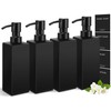 GMISUN Black Soap Dispenser, Hand Soap Dispenser Bathroom, 12 fl