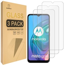Mr.Shield [3-Pack] Designed For Motorola MOTO G20 / MOTO G10 [Tempered Glass] [Japan Glass with 9H Hardness] Screen Protector with Lifetime Replacement