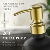 Cisily Kitchen Soap Dispenser Set Comes with Ceramics Sponge Holder,