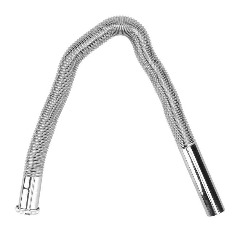 Bathroom Flexible Sink Drain Pipe Corrugated U Shape No Odor