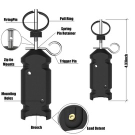 Generic Primeter Trip Alarm, Trip Alarm 12 Gauge Camping Trip Wire Alarm Device, Early Warning Security System for Camping and Property Safety,Camping Safety Trip Alarm CC03