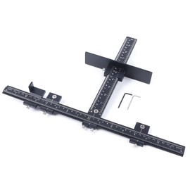 LYNICESHOP Cabinet Hardware Jig Tool, Cabinet Hardware Jig Punch Locator Adjustable Drill Guide Punch Locator Tool Adjustable Drill Guide for Accurate Installation