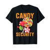 candy land costumes adult candy land tee candy security T-Shirt