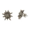 Alpenflüstern DOR033 Costume Stud Earrings Rhinestone Edelweiss Mini – Costume