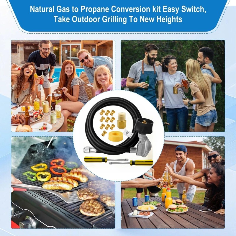 Sekvira Natural Gas to Propane Conversion Kit for Weber Summit