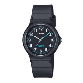 Casio Collection LQ-24B Biomass Plastic Wristwatch, Black, Simple