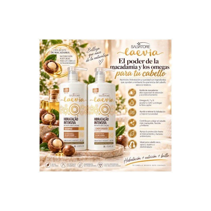 Kit de Shampoo y acondicionador Hidratación Intensiva