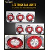 Partsam 2Pcs 54 LED Truck Trailer Tail Lights Bar with
