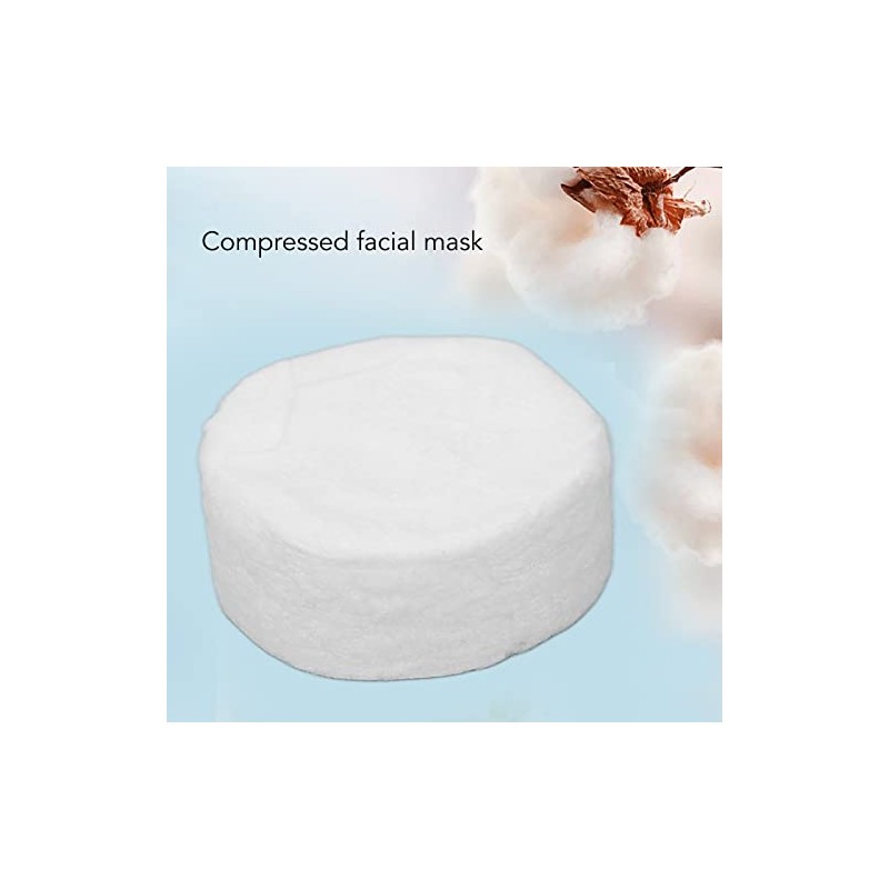 Máscara Facial Comprimida, Papel de Máscara Facial DIY Algodón Puro