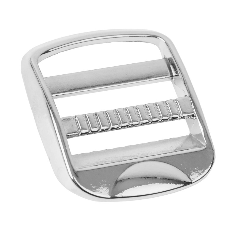 2pcs 25mm Width Metal Silver Tone Bridge Buckle for up