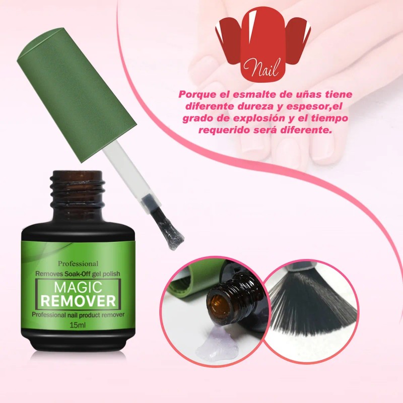 Aliver Remover Gel - Quita Gelish Gel Acrilico , 15ml