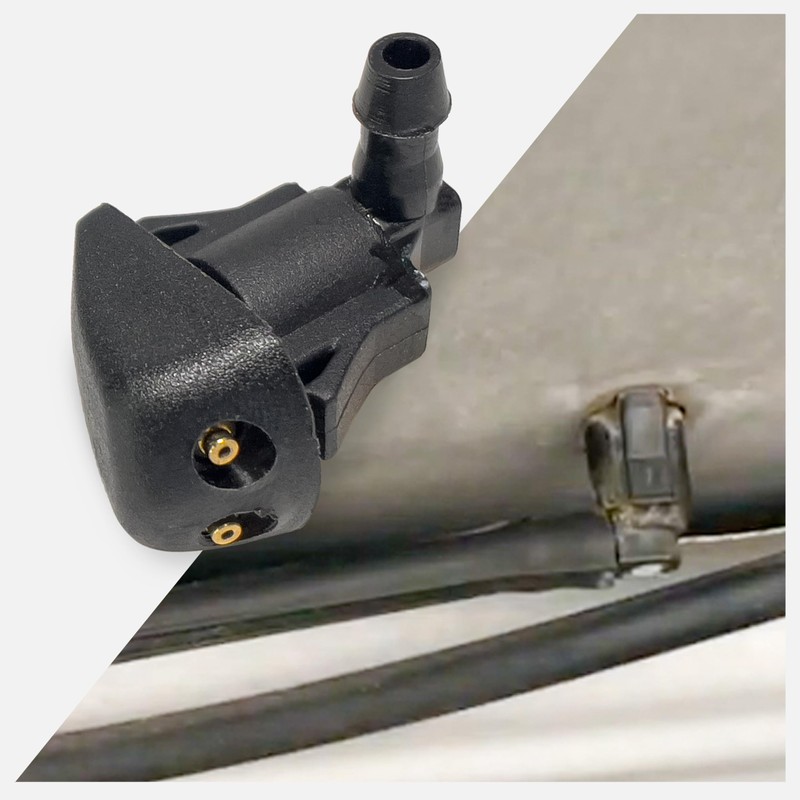 Click&Fit 2-pcs Windshield Washer Nozzles Compatible with Mazda 3 MK1