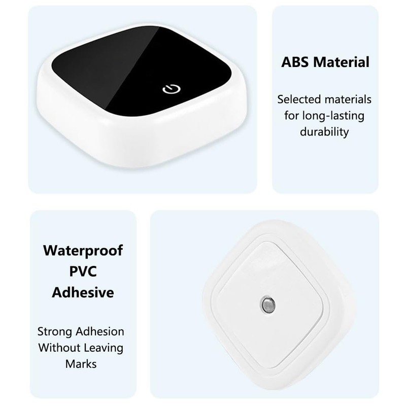 LED Aquarium Thermometer, Mini Wireless Digital Thermometers Touch Button, Energy-Saving