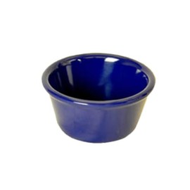 A-to-Z Supply ML539CB1 Ramekin, 6 oz. Capacity, 3-7/8" Dia., Round, Smooth, Break-Resistant, Dishwasher Safe, BPA Free, Melamine, Cobalt Blue, NSF, Pack of 12
