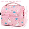 FlowFly Kids Double Decker Cooler Insulated Lunch Bag Large Tote